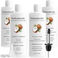 TRAVELTIP Secret Flask Shampoo Bottles - 4 Pack, Multi-Size