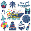 Ocean Breeze 12 Pcs Magnetic Cruise Decor