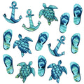 Cruise Charm 8 Pc Magnetic Door Decor Set